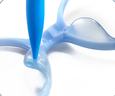A close-up showing the soft one-piece A62 nose bridge